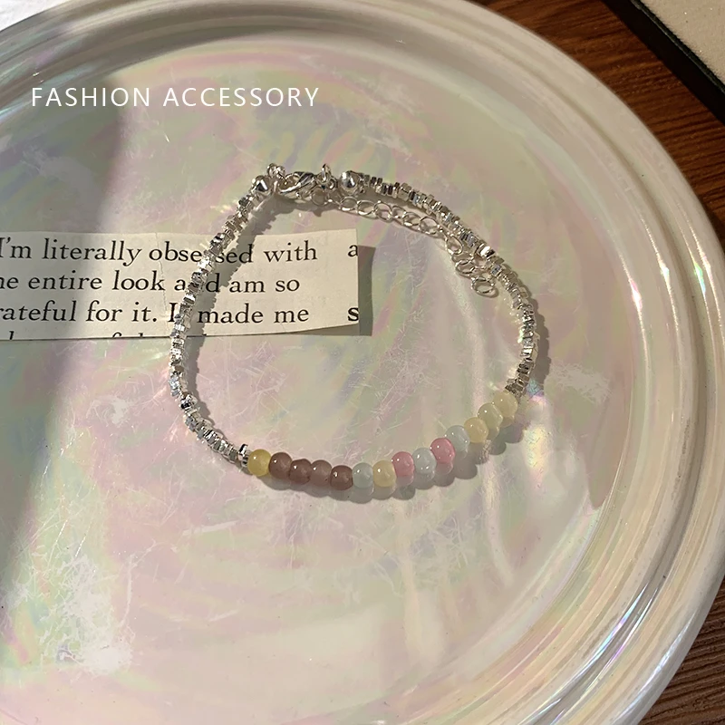 合金锆石手链 满天星仿珍珠手链女款爆闪串珠小众百搭高级感手串