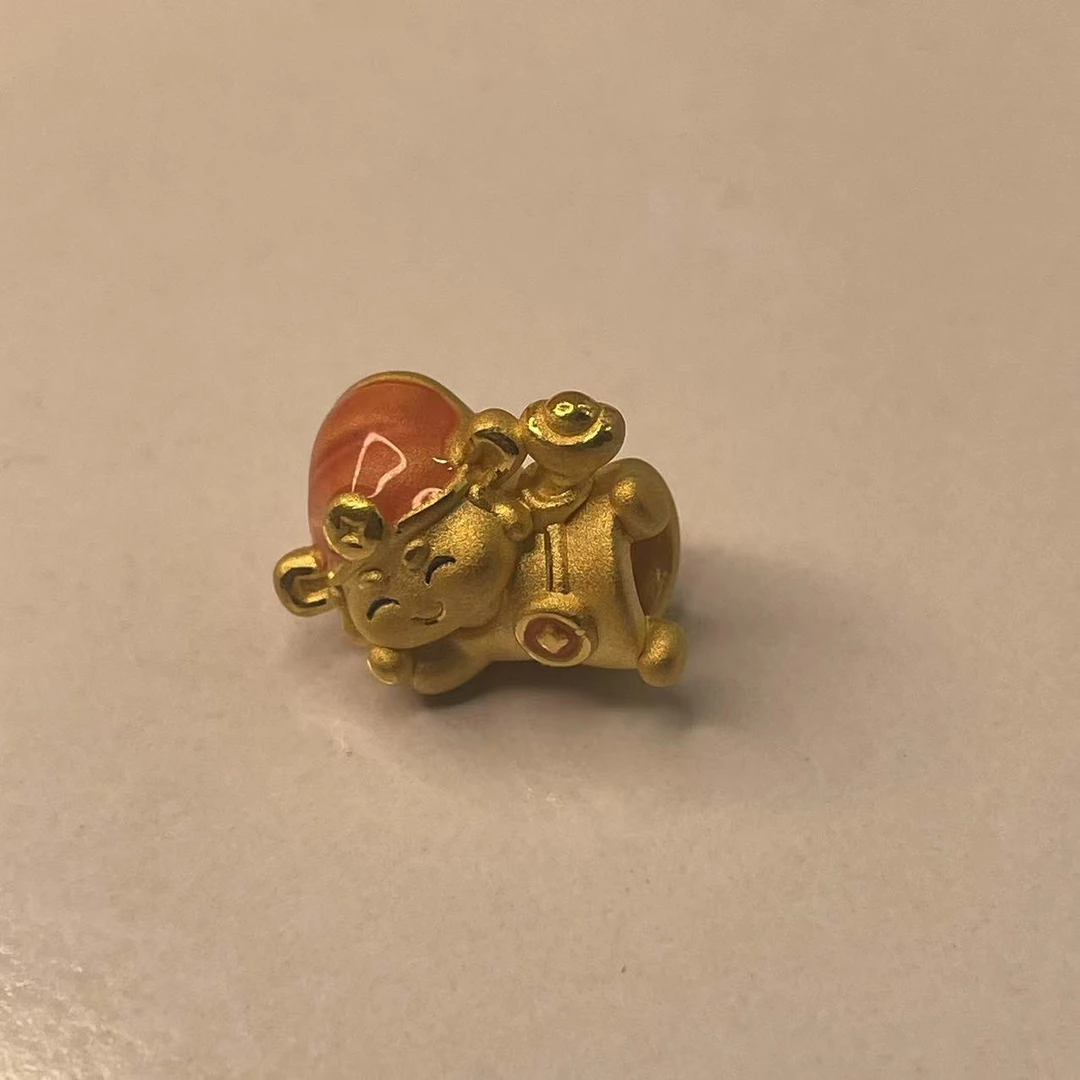 周大生足金腕美串珠