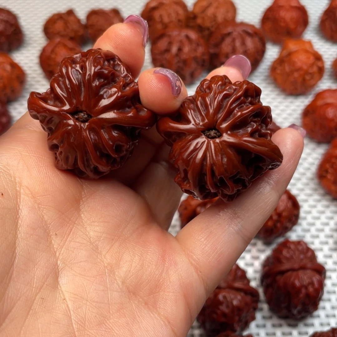 桃核吊坠文玩核桃 手把件 磨盘 39