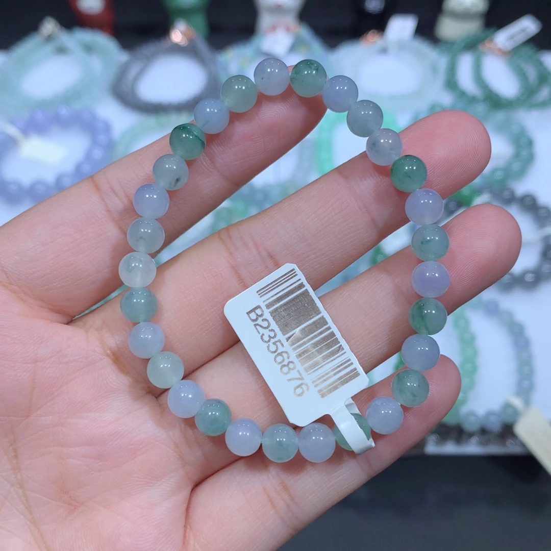 未镶嵌手串翡翠天然