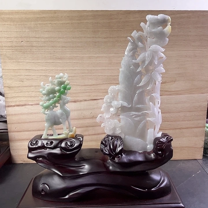 翡翠未镶嵌摆件翡翠
