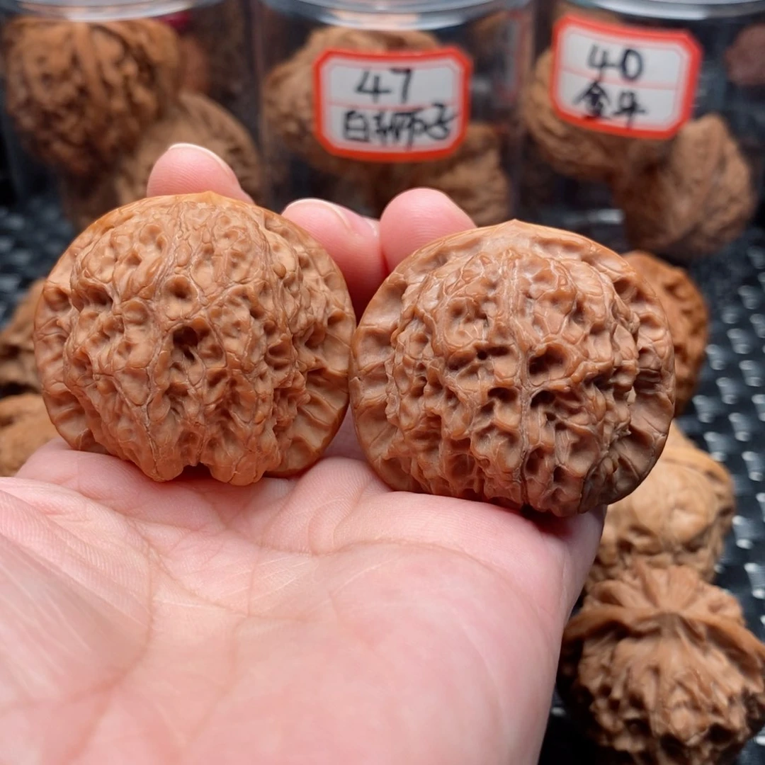 吊坠文玩核桃41血麒麟有修