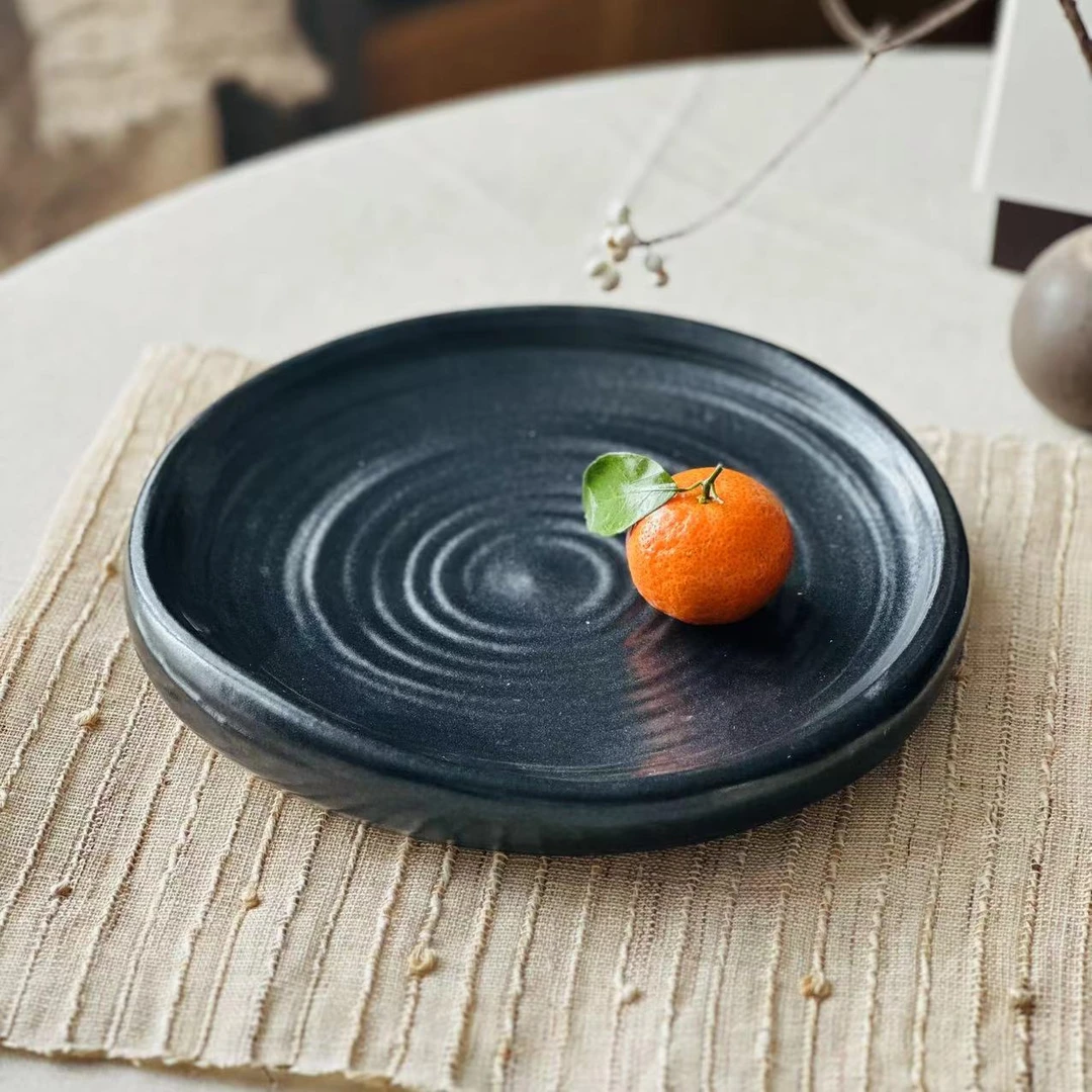 小喜宅 澜夜小石盘（直径23cm）