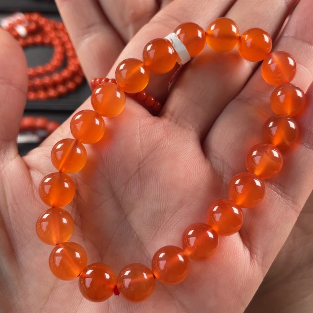 南红玛瑙未镶嵌手链妞9