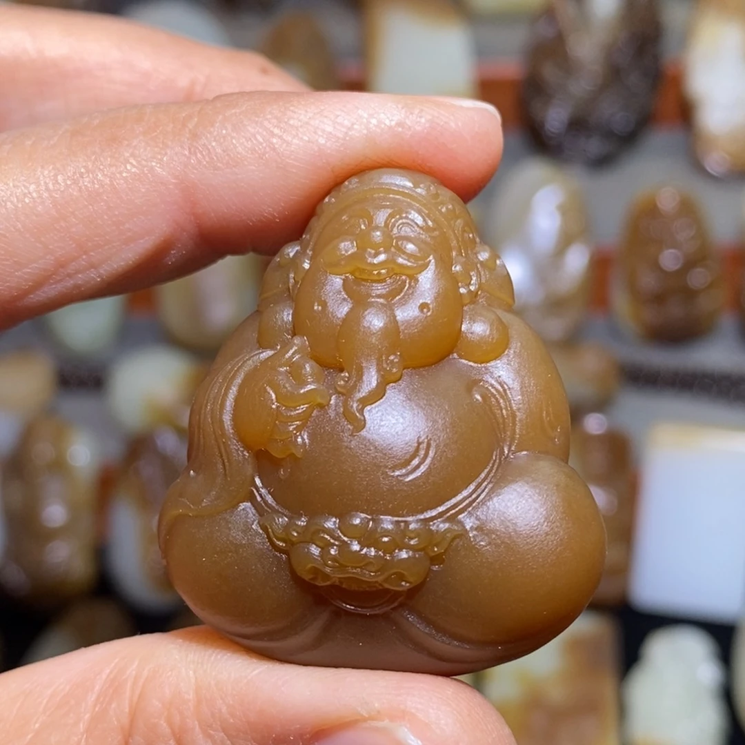 定制和田玉财神爷爷