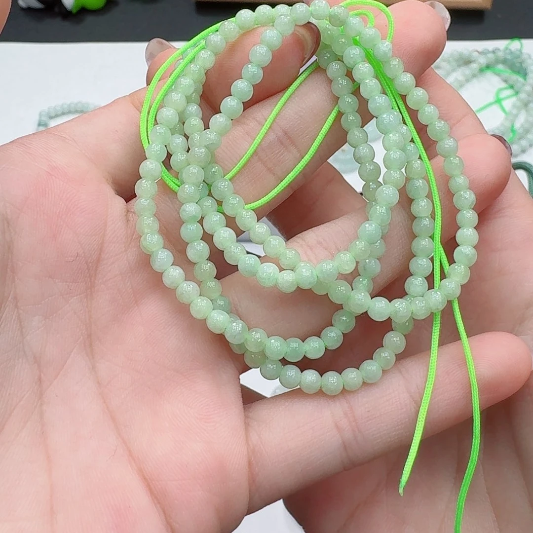 翡翠未镶嵌毛衣链多样性发其一