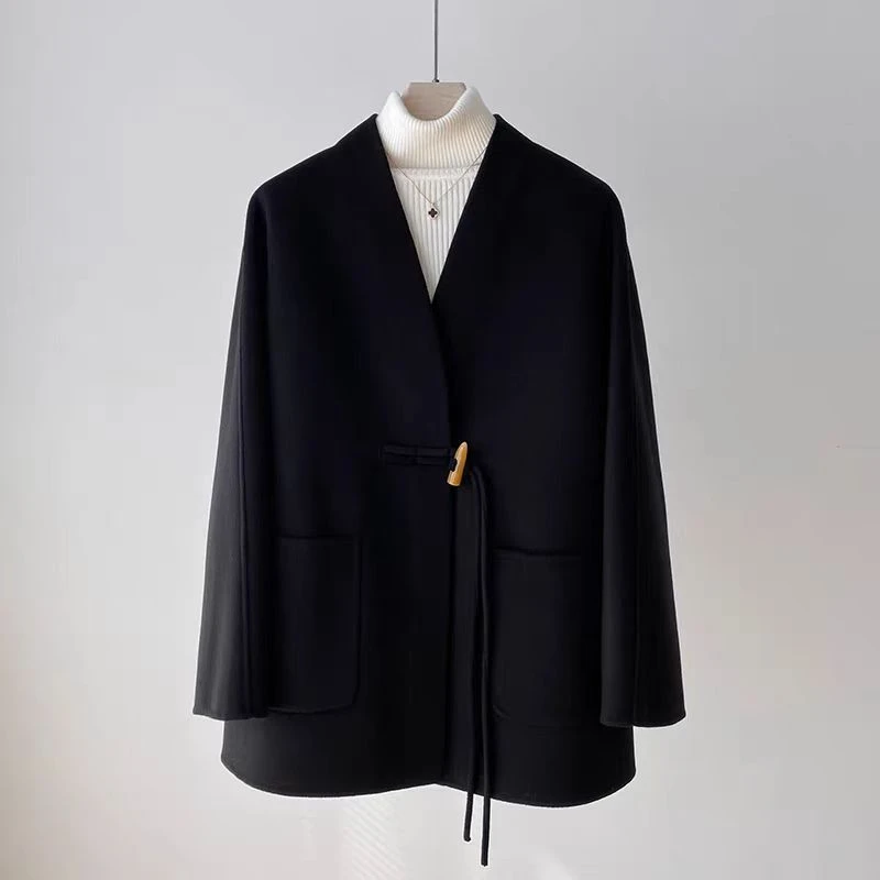 青青【051-114】双面呢料大衣【非主图款，按编码购买】