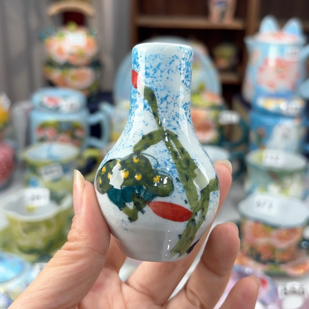 景德镇手绘高温釉下彩陶瓷茶具