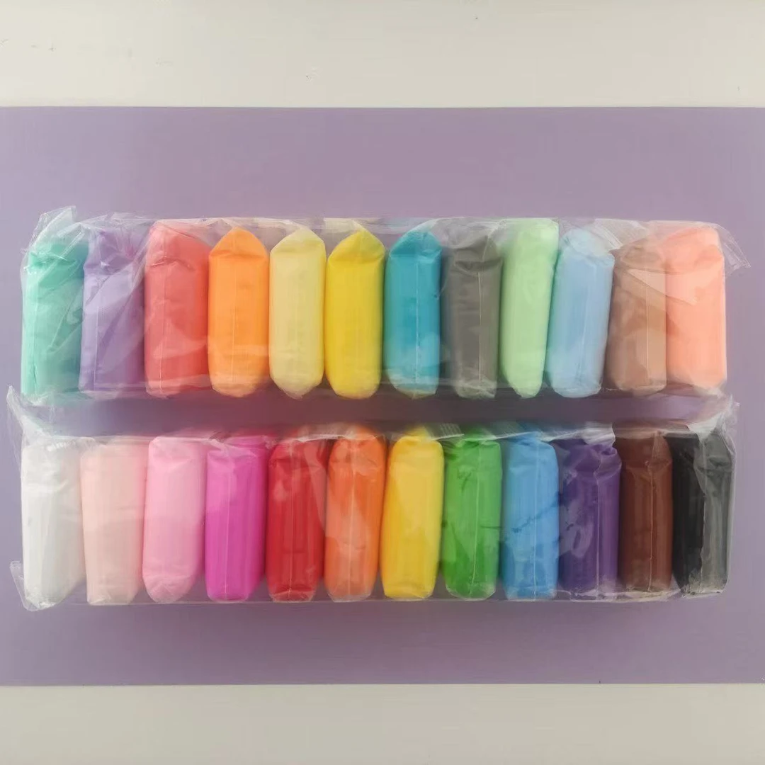 超轻粘土无毒彩泥橡皮泥多色太空泥手工diy幼儿园手工宝宝玩具