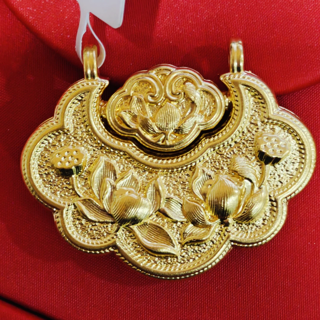 【莹莹专享】足金999饰品 如意锁包吊坠 GP 1.99