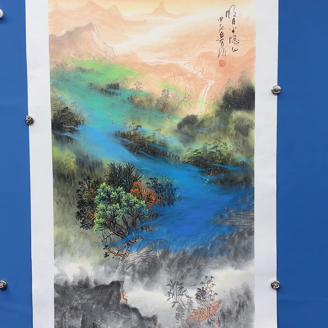 国画多次参加国内外大型画展