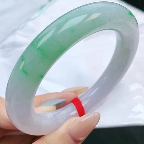 未镶嵌手镯翡翠55圆条882779