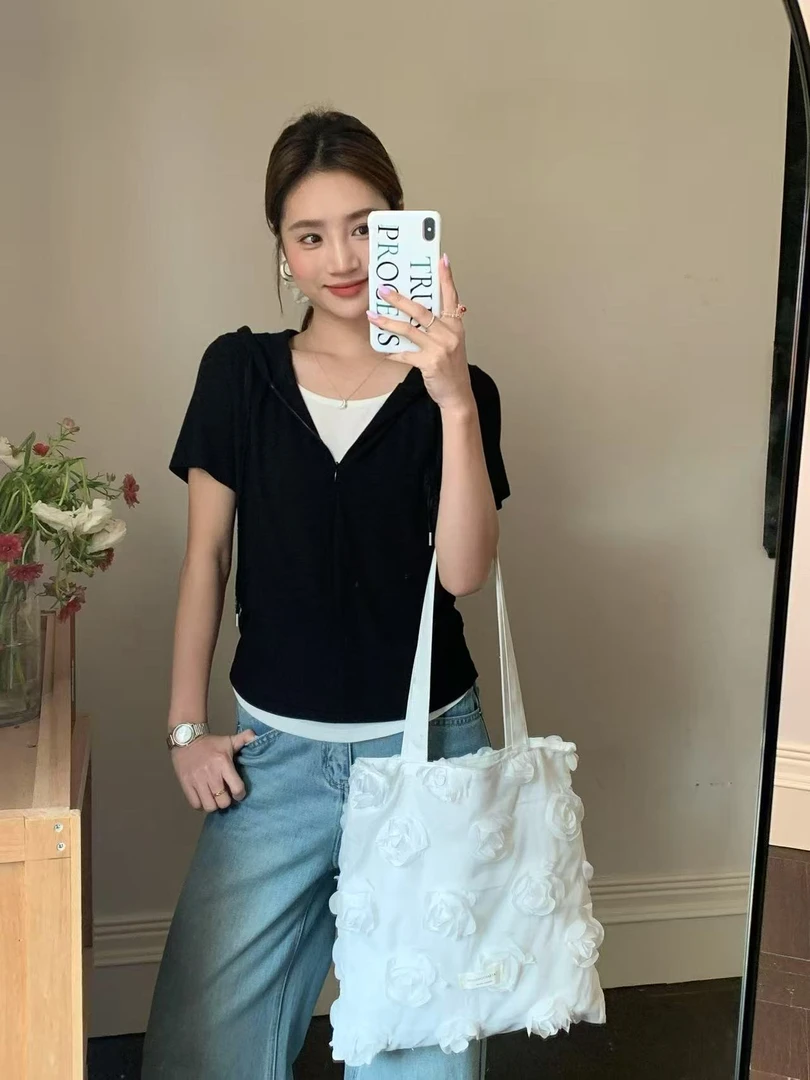 假两件连帽T恤6300