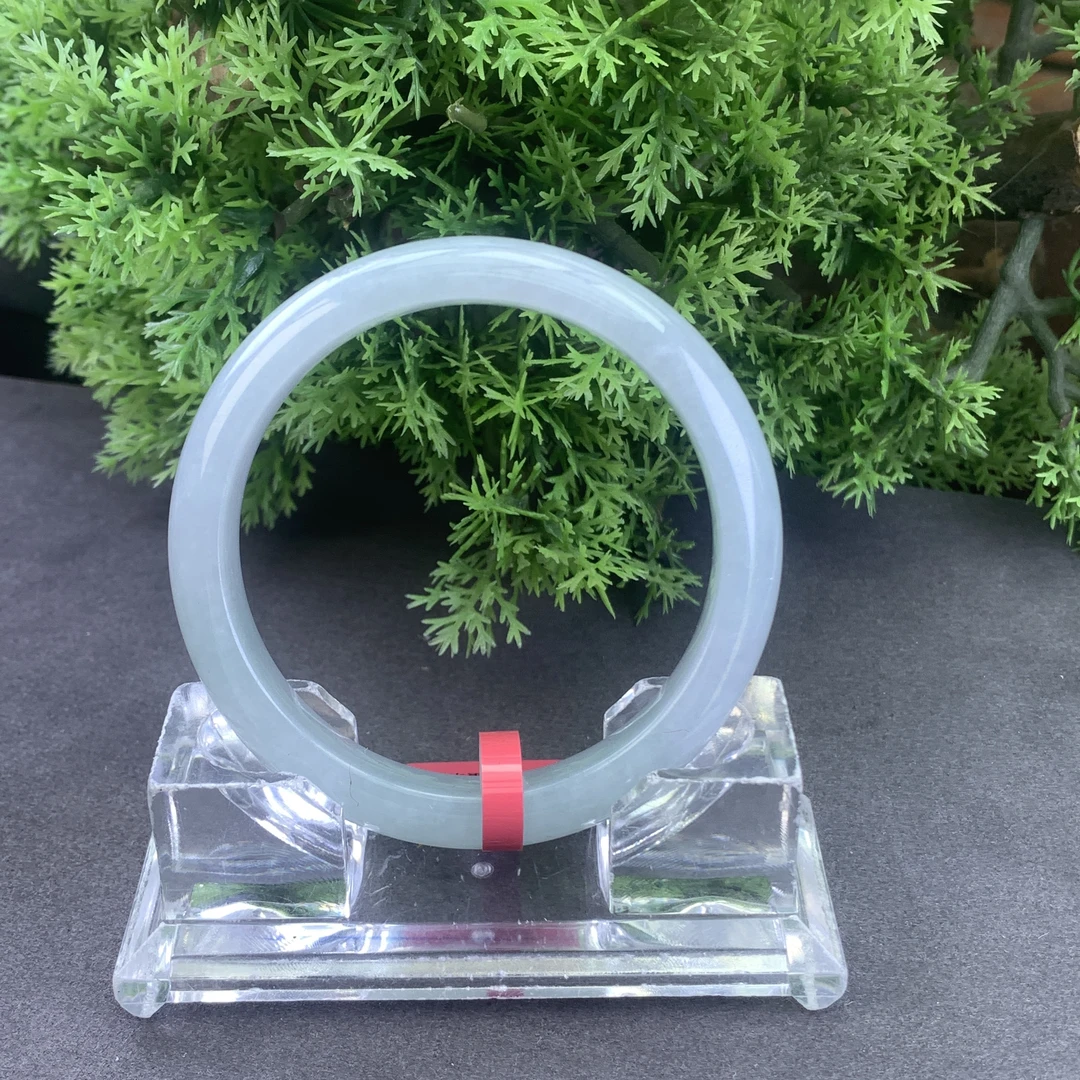 【刘思懿】天然缅甸A货翡翠手镯-B5