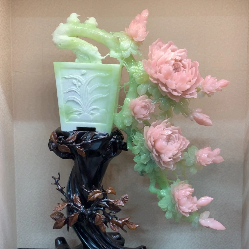 【闪购商品】未镶嵌蛇纹石玉摆件覆膜