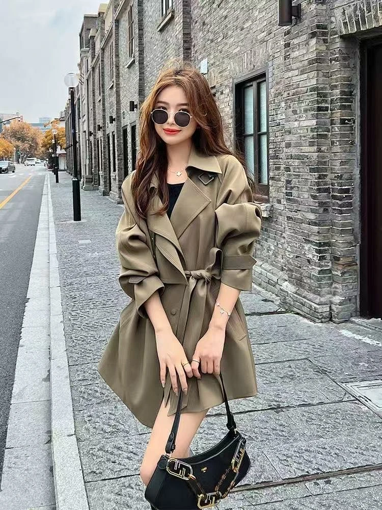 短款风衣外套女气质高级感设计感小个子春秋百搭