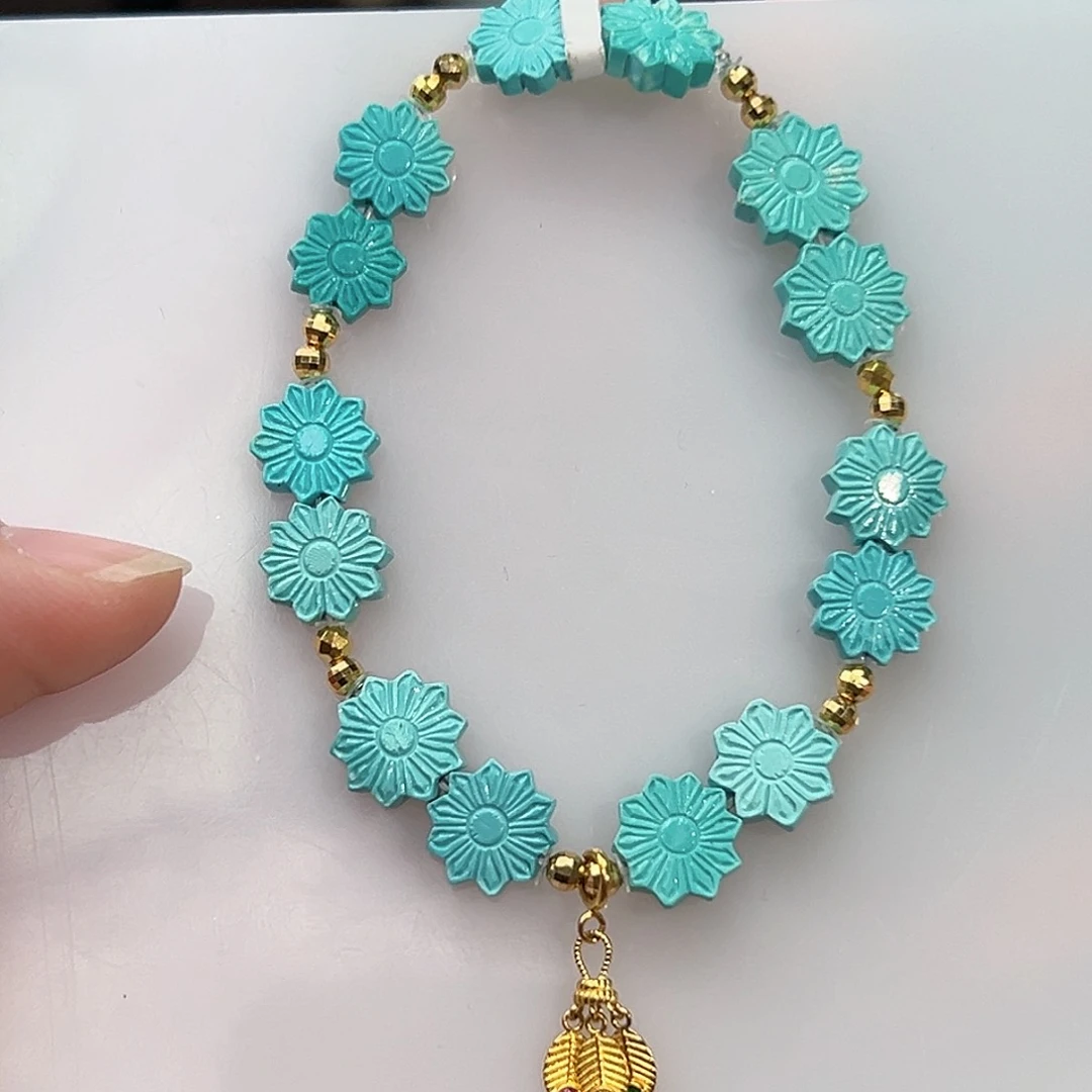 绿松石珠宝奇石18K金镶嵌