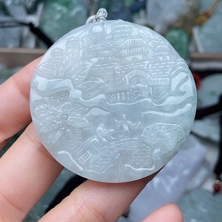 翡翠未镶嵌颈饰翡翠