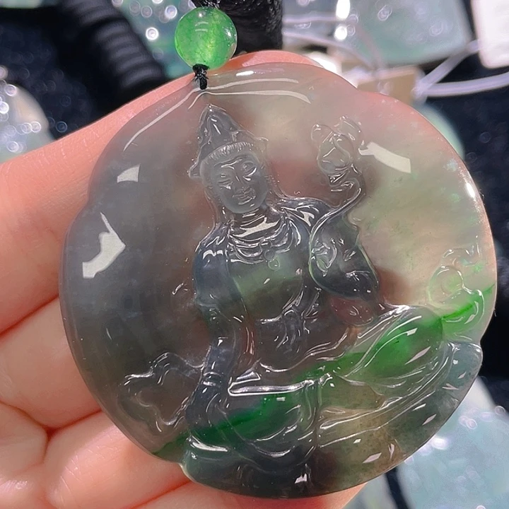 翡翠颈饰未镶嵌17，