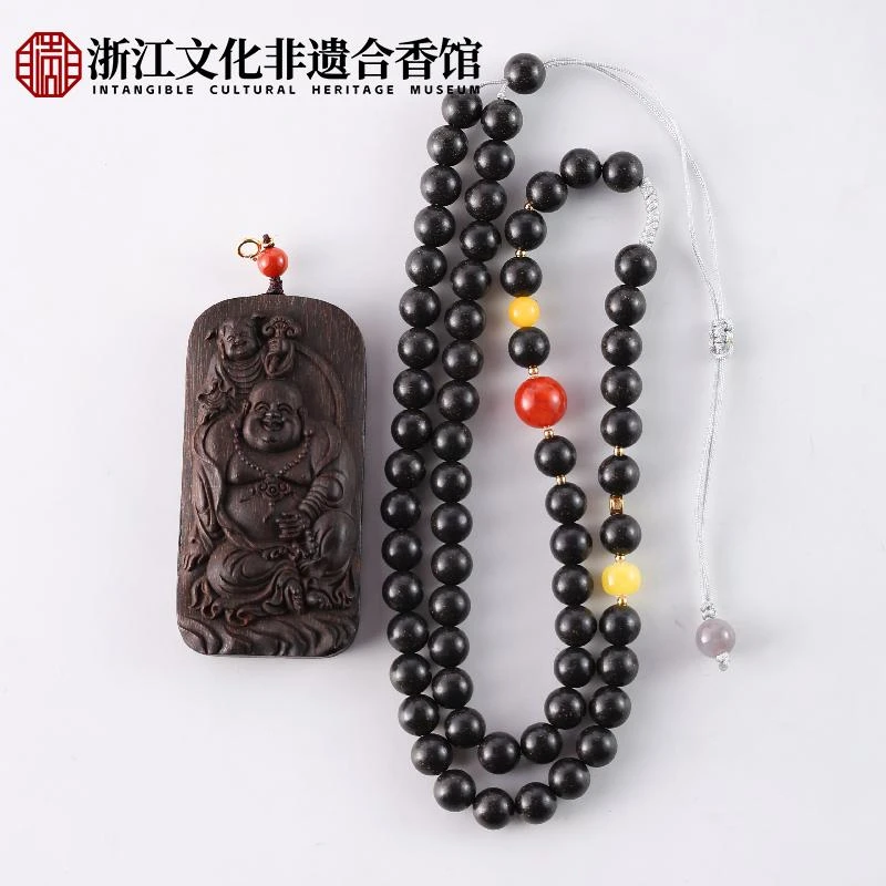 【非遗合香】合香珠 窖藏大四合 8mm多圈手串  CX099