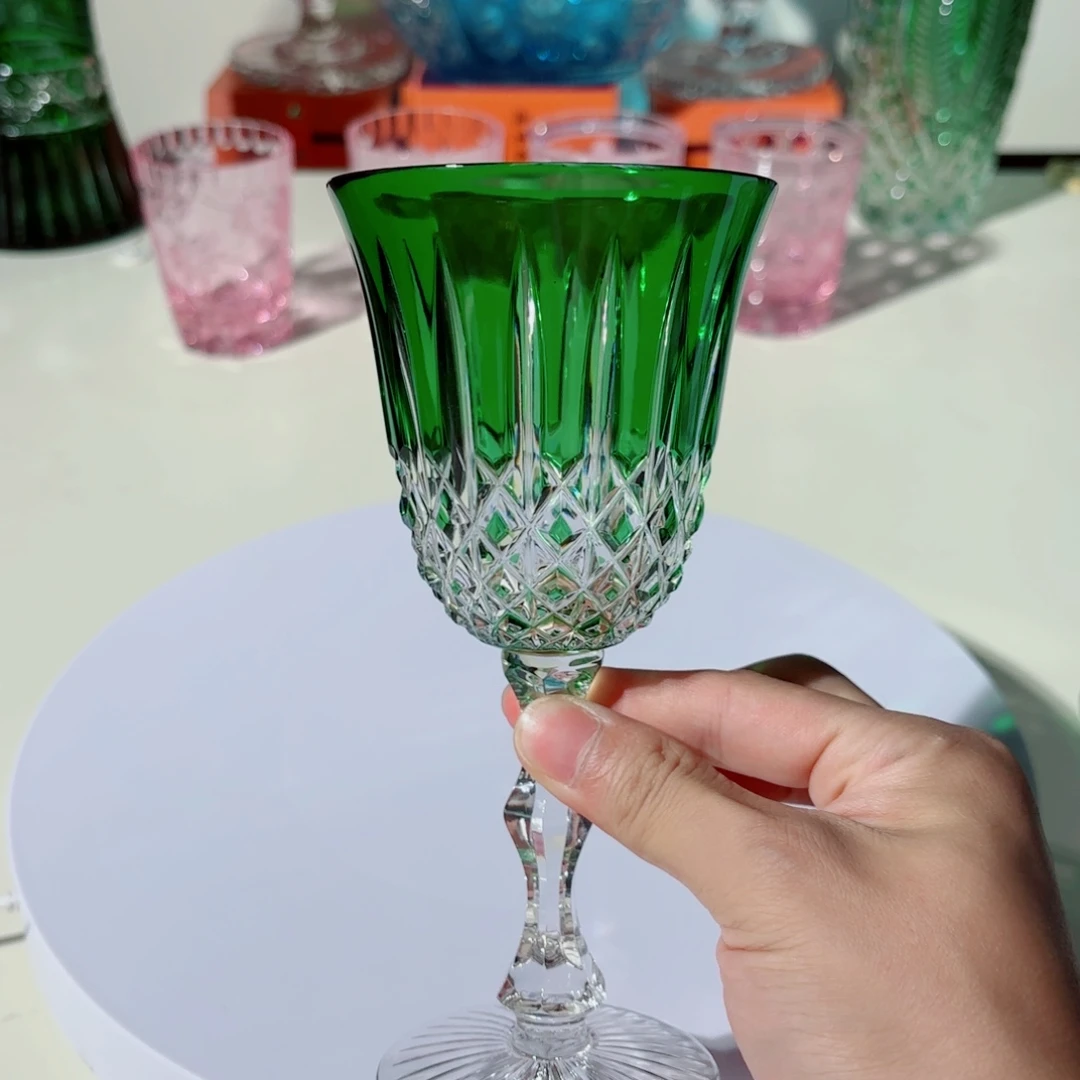 平底款水晶玻璃-红酒杯福利品