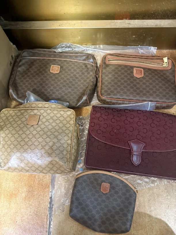 90新 Celine/思琳 原始Celine手拿包，斜挎单肩手拿