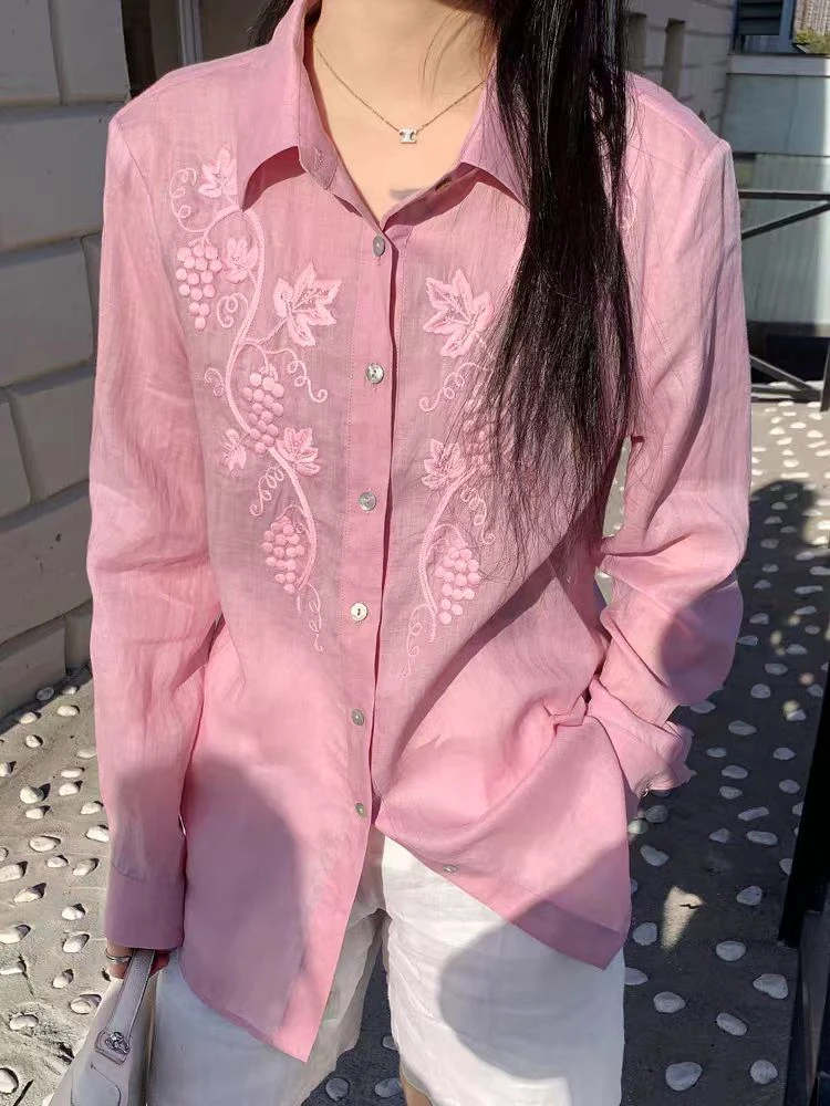 9287女士宽松休闲显瘦2025年春季新款时尚气质百搭减龄女上衣