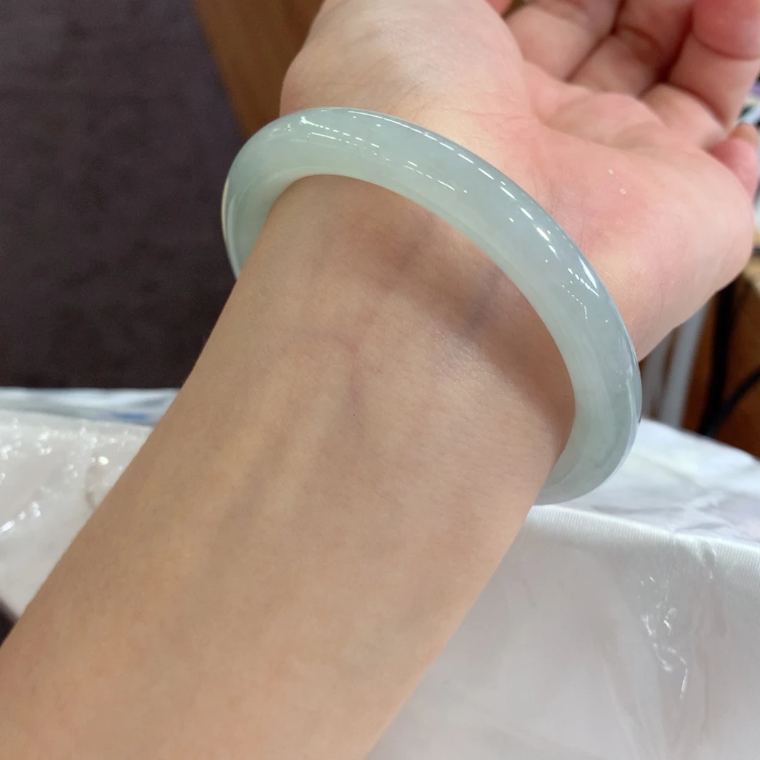翡翠未镶嵌手镯天然Ａ货翡翠53/54