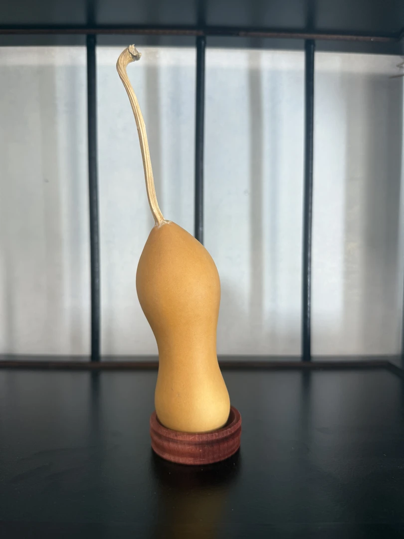 天然小葫芦手把件可盘玩带龙头适合携带的传统文玩