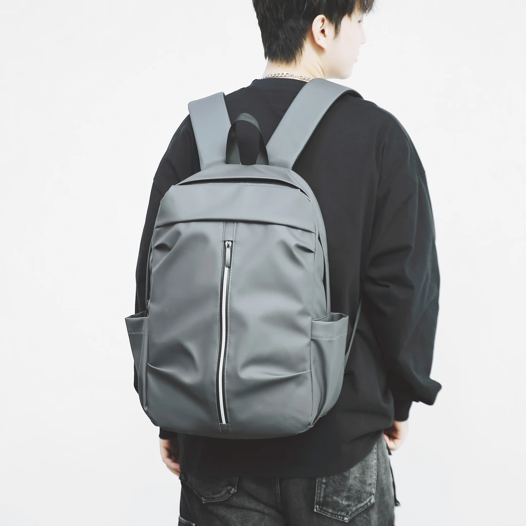 双肩背包防水布2025大容量电脑包男女通勤学生时尚百搭旅行韩版
