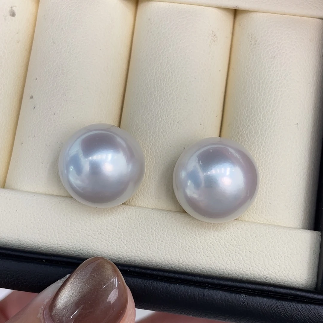 定制海水珍珠未镶嵌裸珠15-16mm澳白