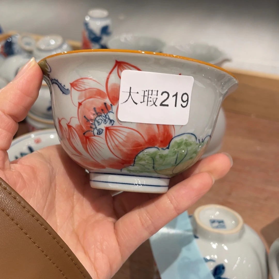 有瑕釉下彩纯手绘