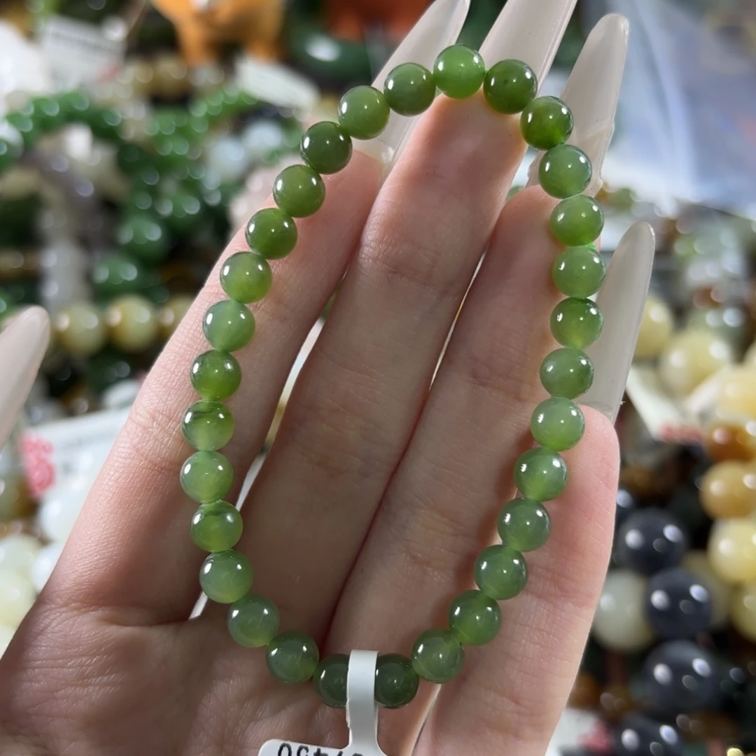 和田玉未镶嵌手链92