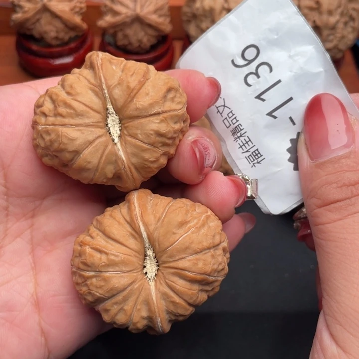 吊坠文玩核桃41精配南瓜敦