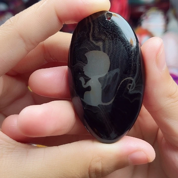 玛瑙/玉髓未镶嵌耳环