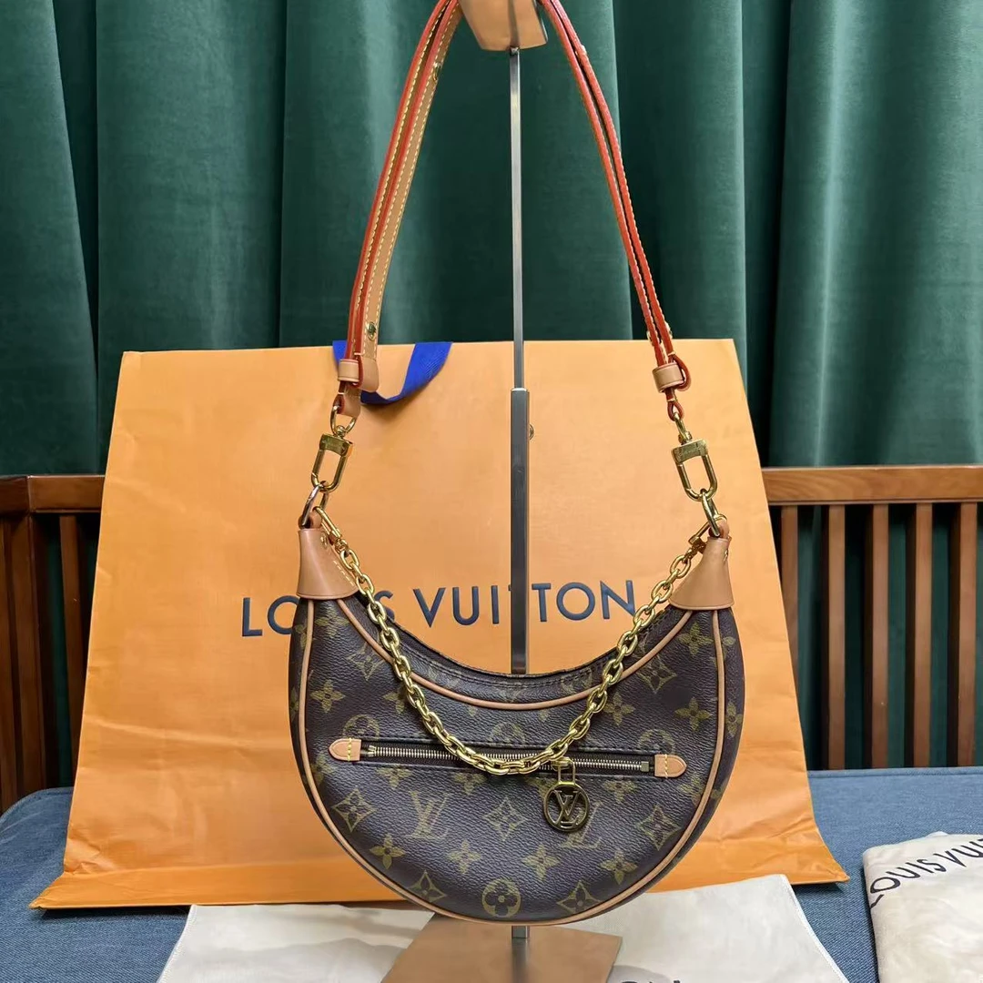 95新 LouisVuitton/路易威登 月亮包 芯片款