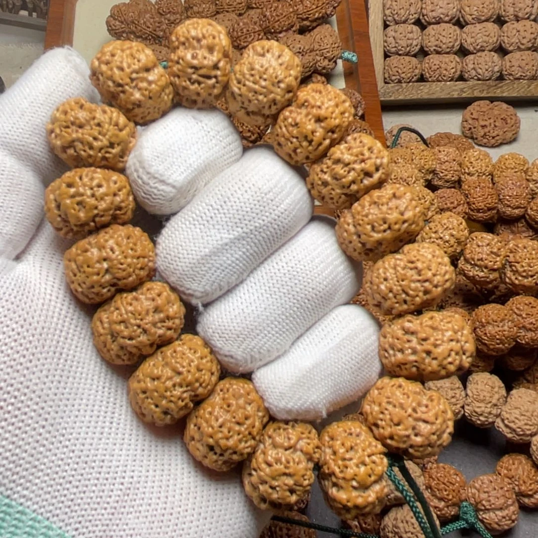 金刚菩提手串江*五星蜂王夹板头货21尺