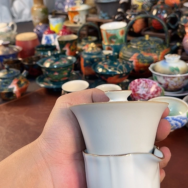 高端手绘茶具喽喽喽