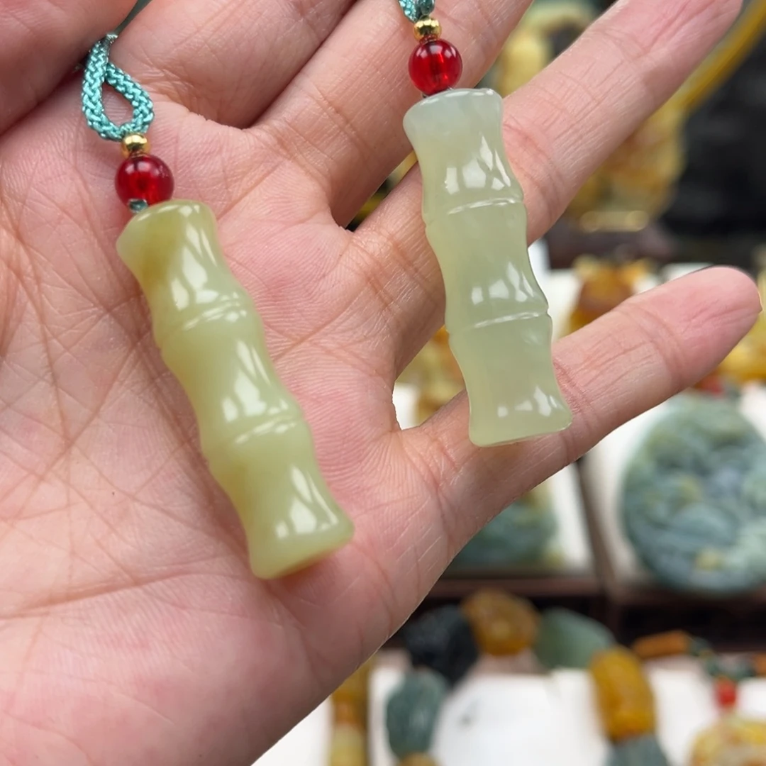岫玉未镶嵌挂件挂件