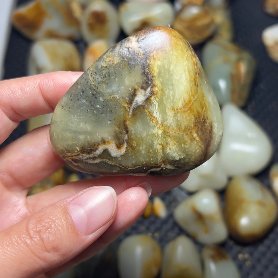 和田玉未镶嵌挂件A62