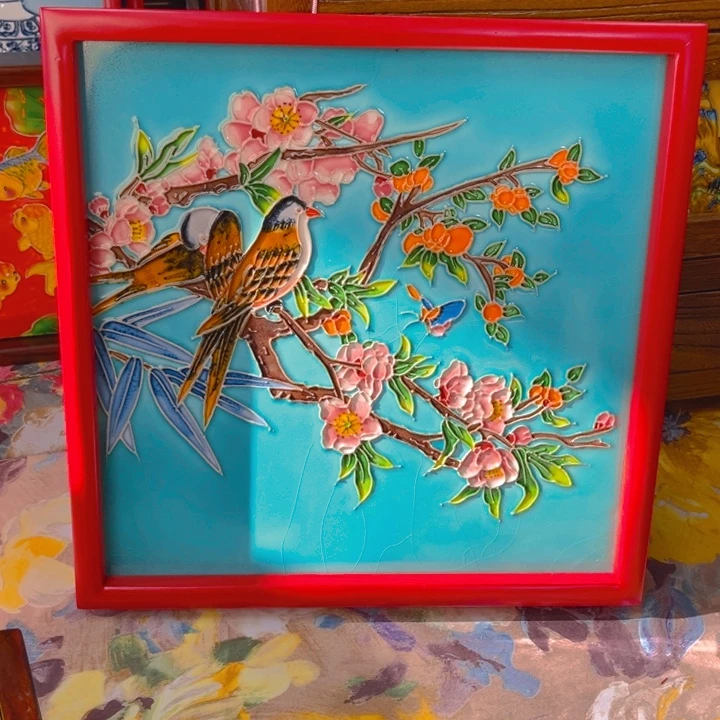 木瓷板画艺术作品挂画