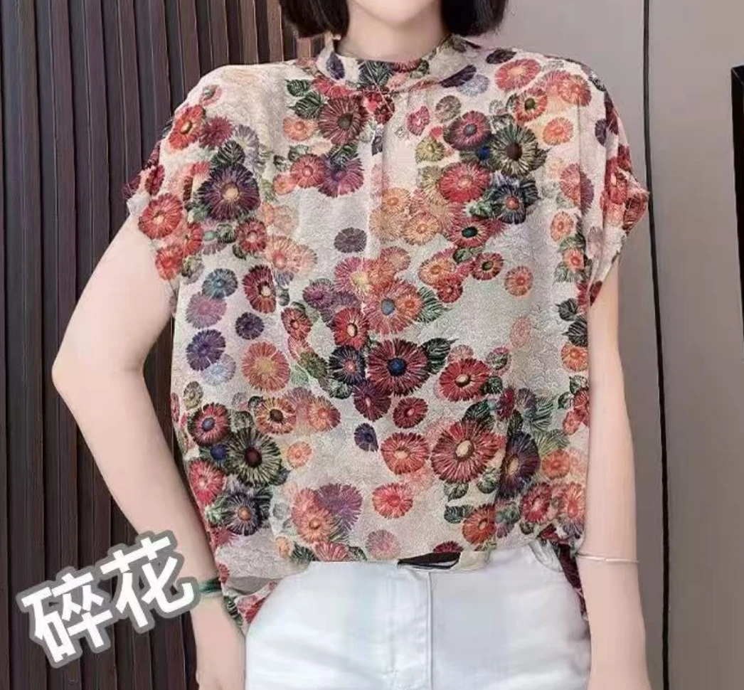 夏季新款气质款无袖T恤小衫上衣6228-2-A119