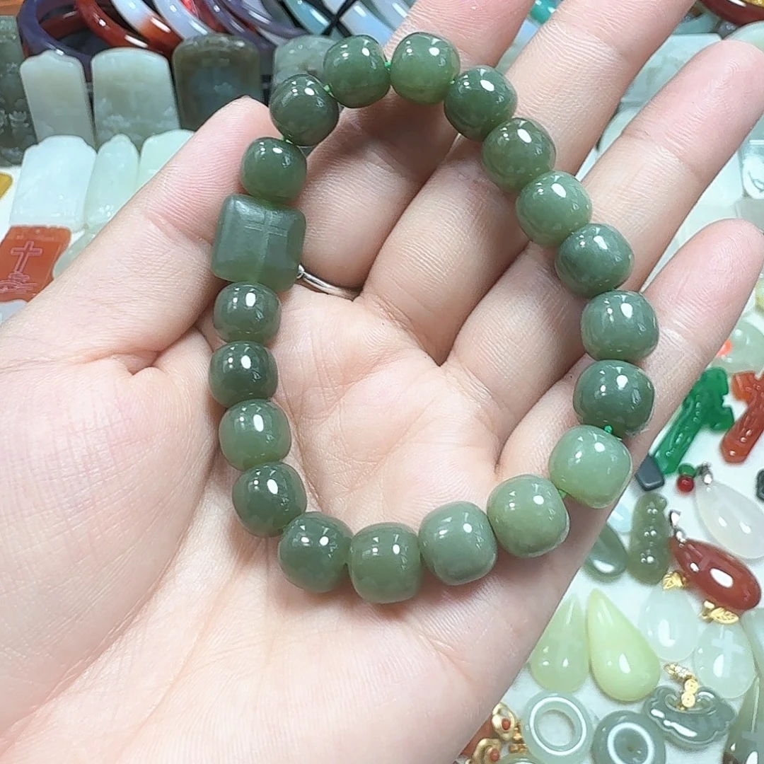 和田玉手串未镶嵌