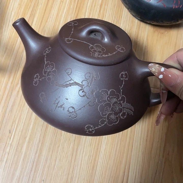 释***J茶壶紫砂500cc宜兴紫砂壶