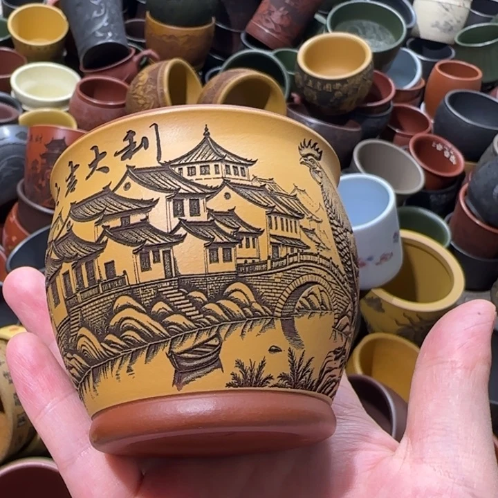 茶杯紫砂全手工紫砂