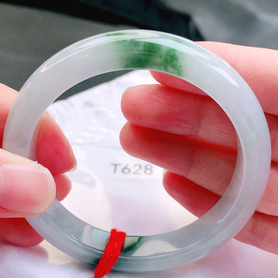 翡翠未镶嵌手镯缅甸天然a货翡翠手镯