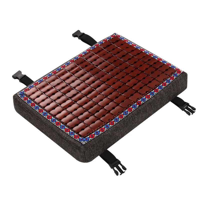 冬夏两用双面坐垫麻将竹垫夏天学生教室海绵垫子工厂凳垫凉席透气