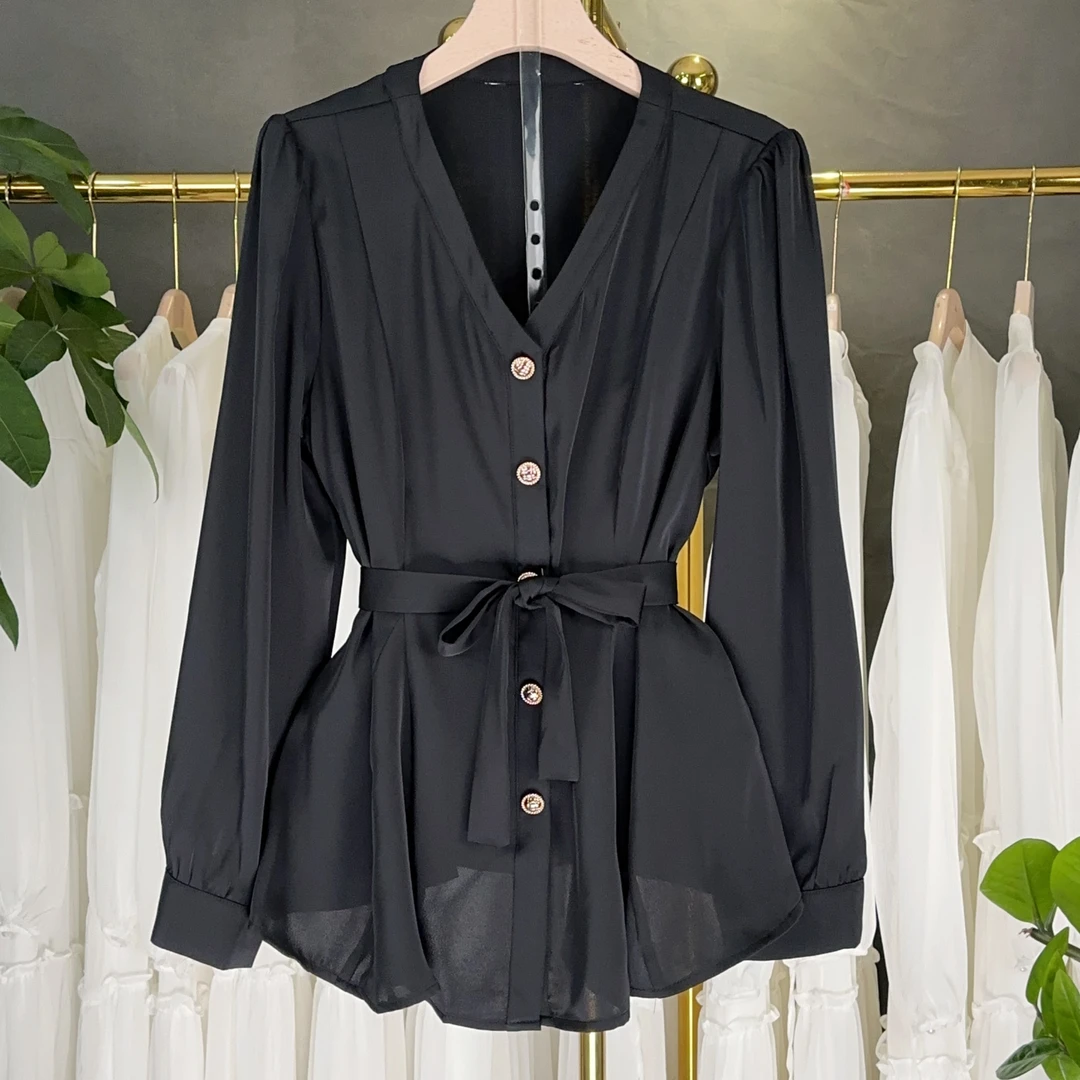 【RG1936】2025年时尚气质百搭减龄显瘦新款小衫