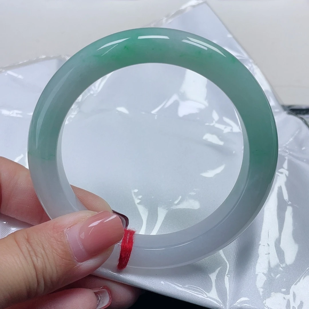 翡翠手镯未镶嵌缅甸翡翠58