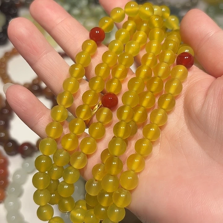 未镶嵌蛇纹石玉手串
